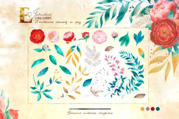 Peones Watercolor Elements Review