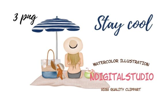 Review: Watercolor Color Stay Cool on Beach Png for Embroidery