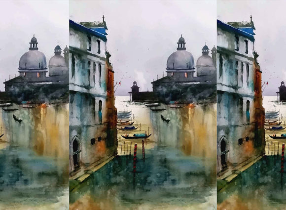 Review: Watercolor Hand Drawn Heritage Mosque Illustrations