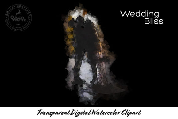 Wedding Bliss Watercolor Illustration